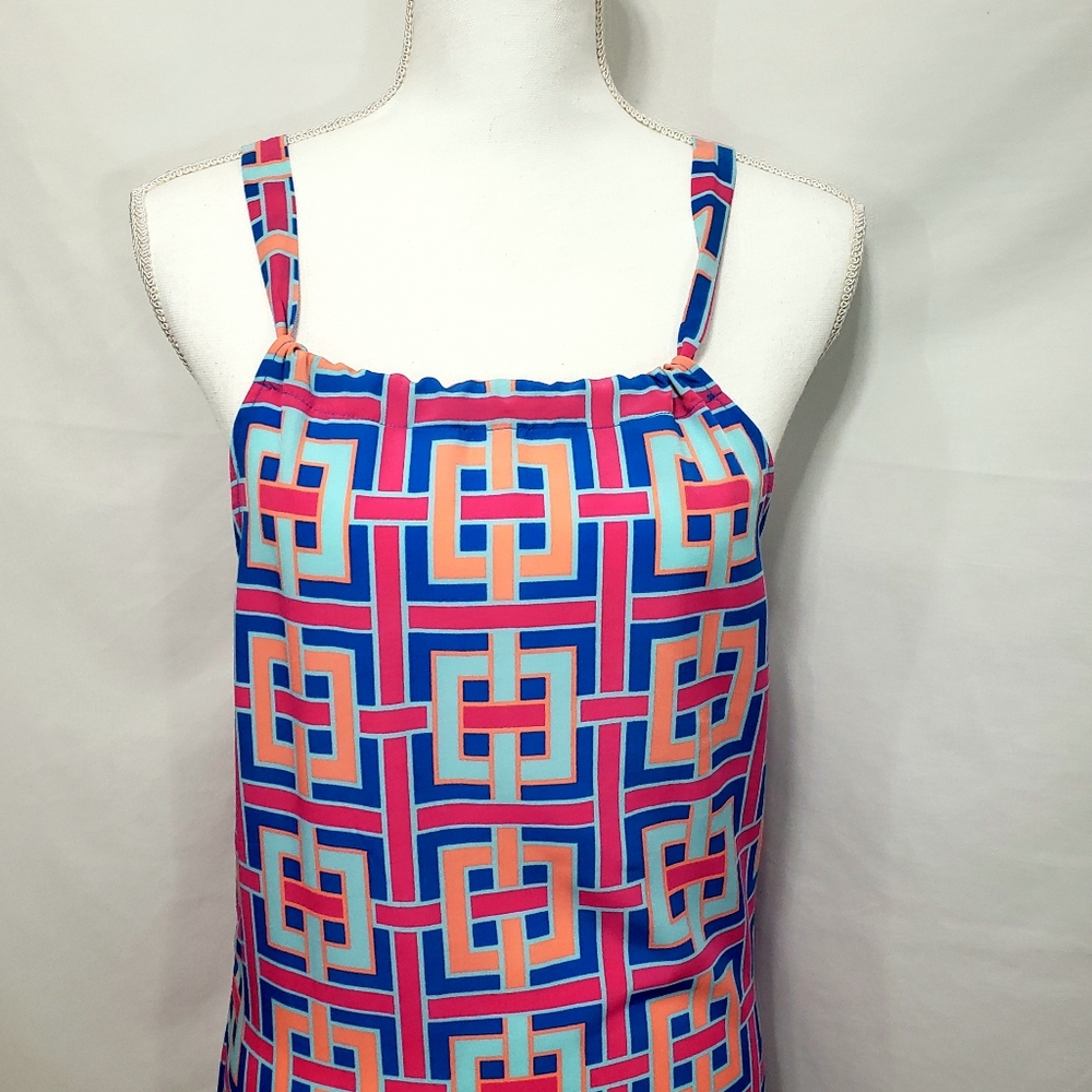 Crown & Ivy Geometric Design Dress Sz XS EUC - Picture 5 of 8